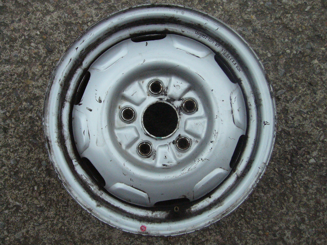 plechové disky Mazda 14" 5x114.3 5.5J ET45 střed 59.5 mm